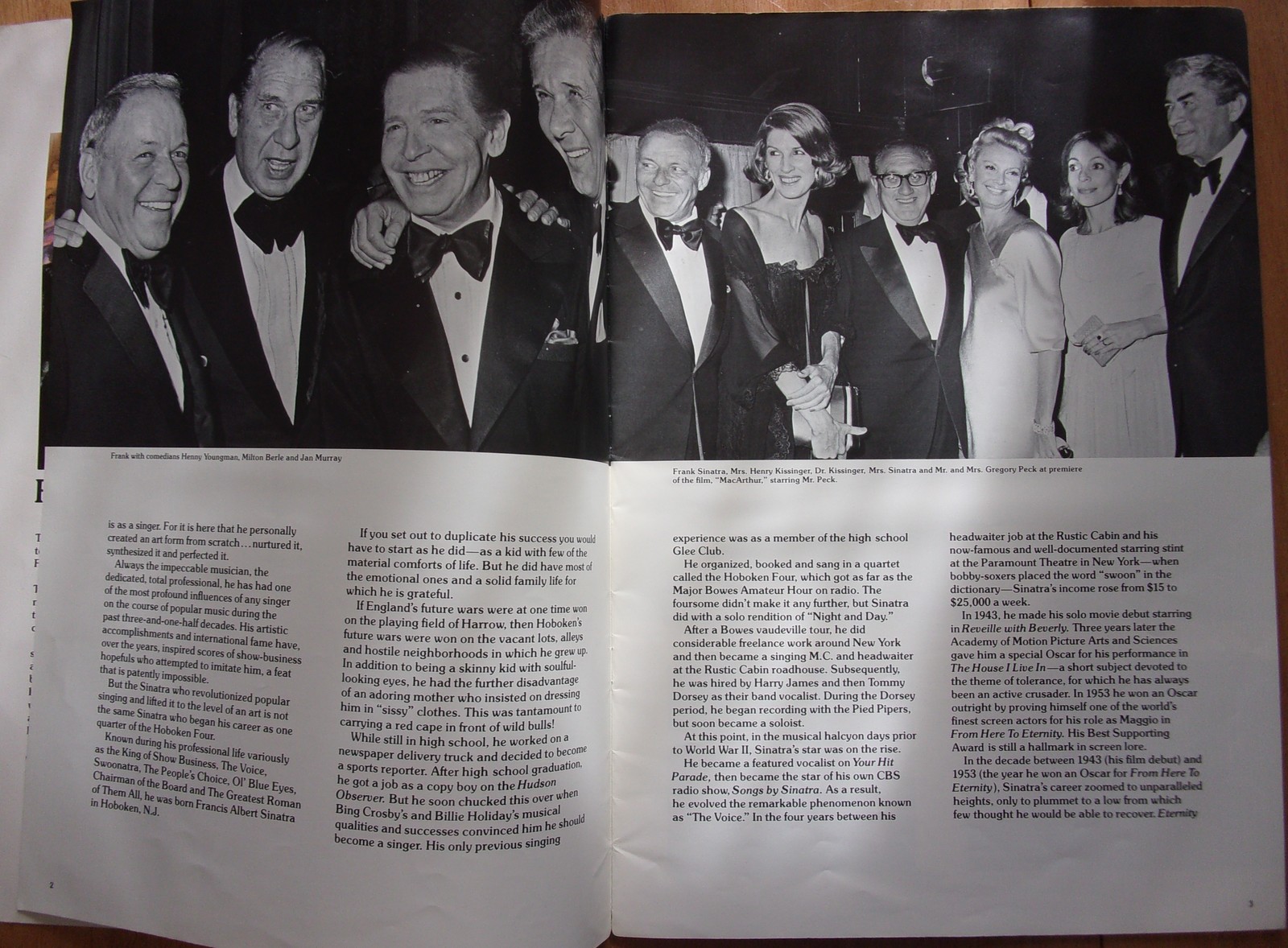 Frank Sinatra Concert Souvenir Program 1978 - Programs