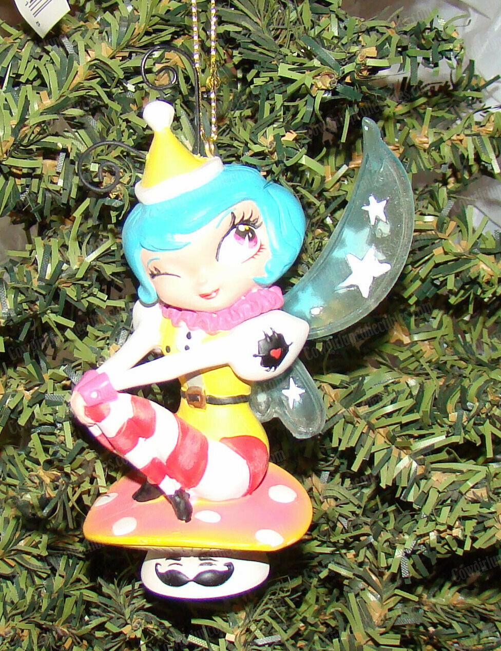 Mushroom Fairy Ornament (Disney, World of Miss Mindy by Enesco 4059023)