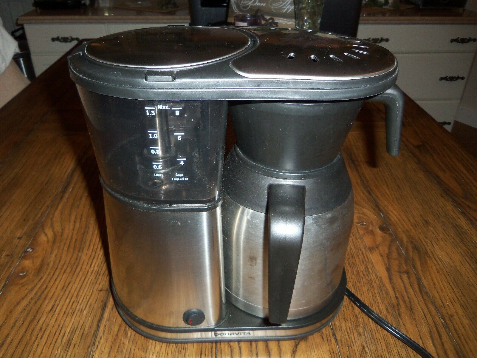 Bonavita BV1900TS 8Cup Coffee Maker with Thermal Carafe Stainless Steel Coffee, Tea