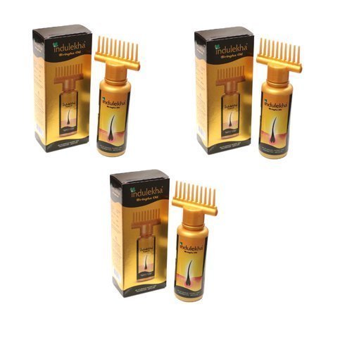 3 x Indulekha Bringha Complete Hair Care Oil 100ml (Pack of 3)