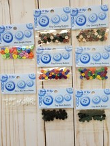 Craft BUNDLE 3:  Mini Buttons.  Dress It Up CLEARANCE
