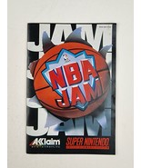 NBA Jam Tournament Edition (SNES Super Nintendo,1994) Manual Only VGC - $7.69