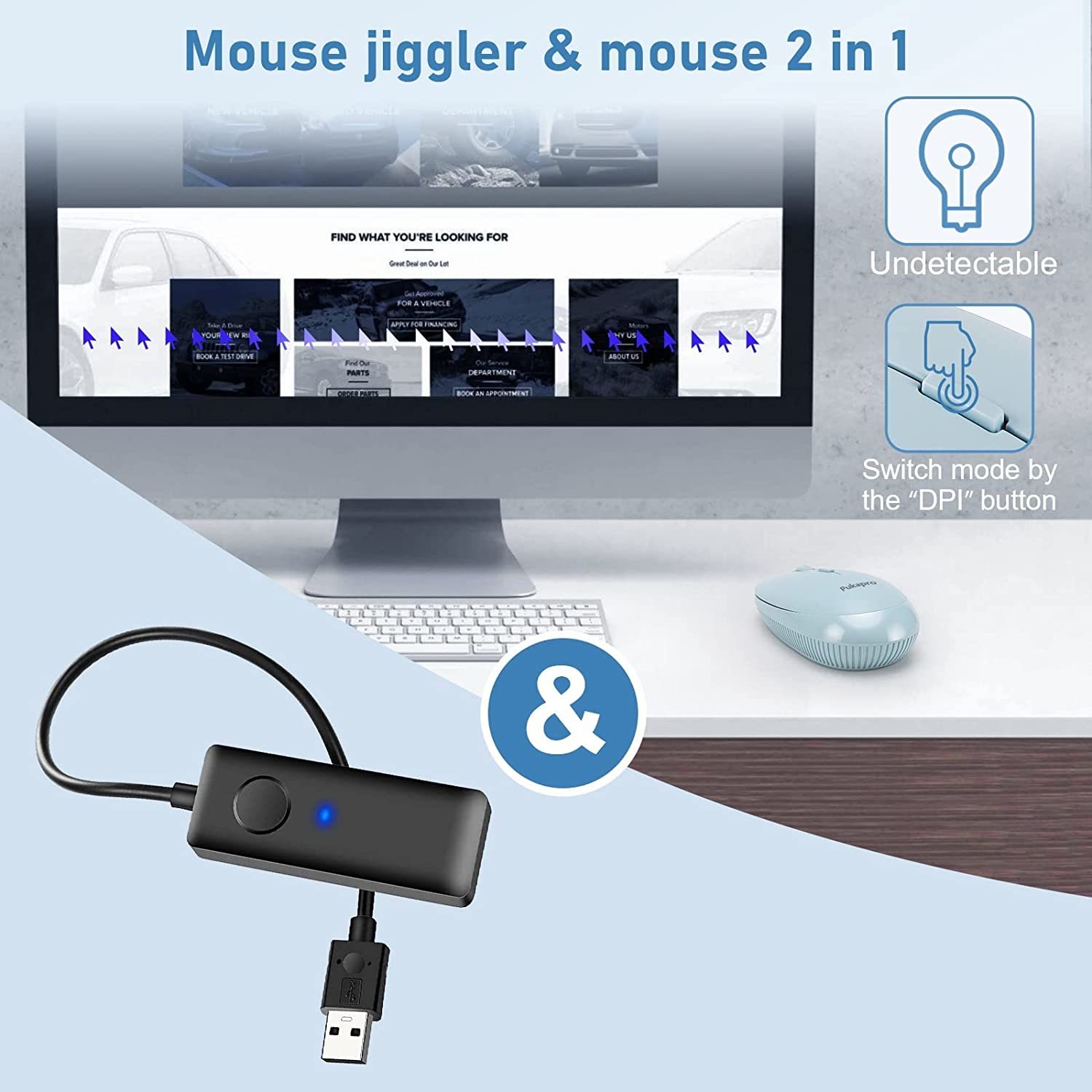 Mouse Jiggler Mouse With Jiggler BuiltIn and similar items