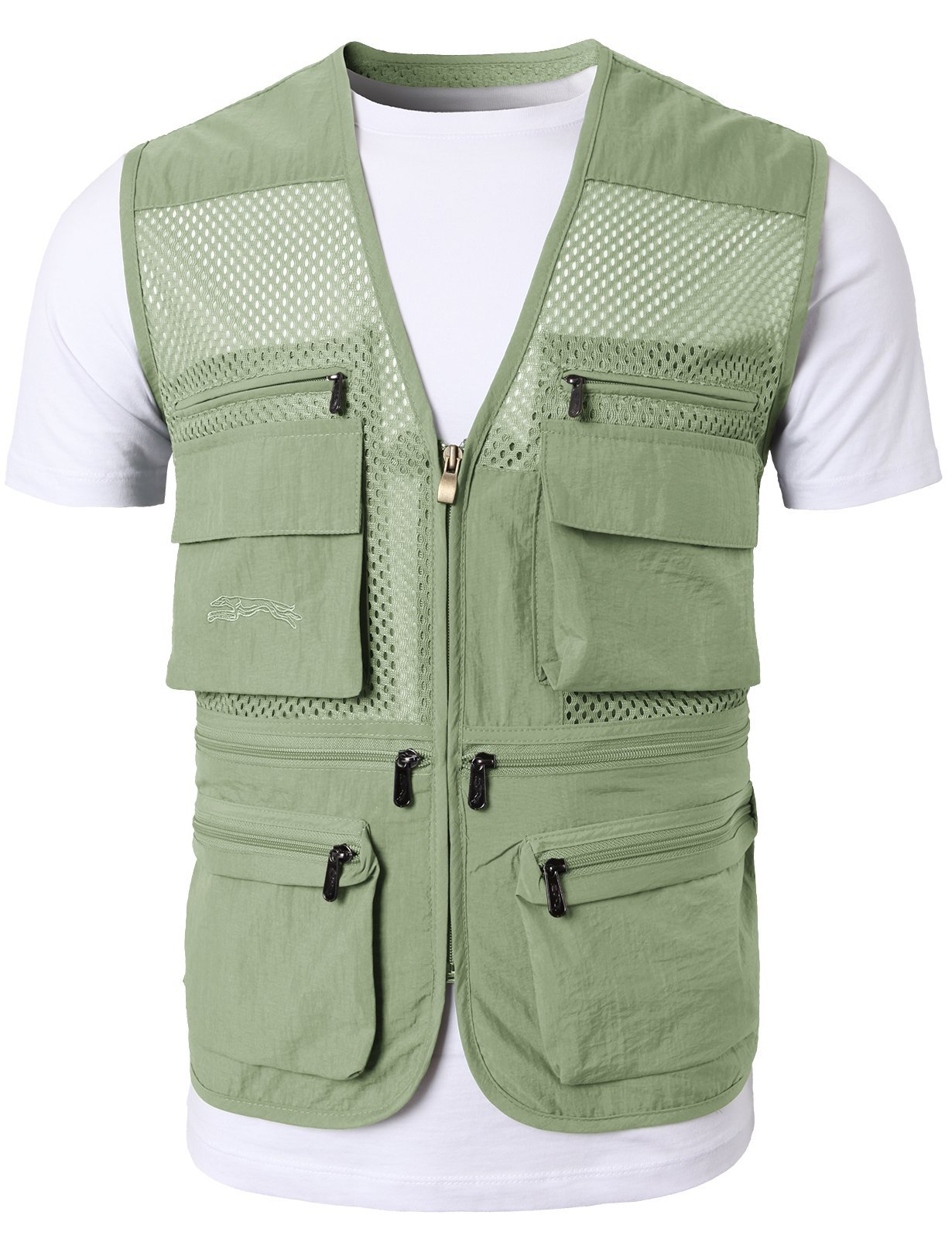 H2H Mens Active Work Utility Hunting Travels Sports Mesh Vest with ...