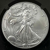 2022 American Silver Eagle $1 NGC MS70 50 STATES EAGLES Series ~ CALIFORNIA  image 4
