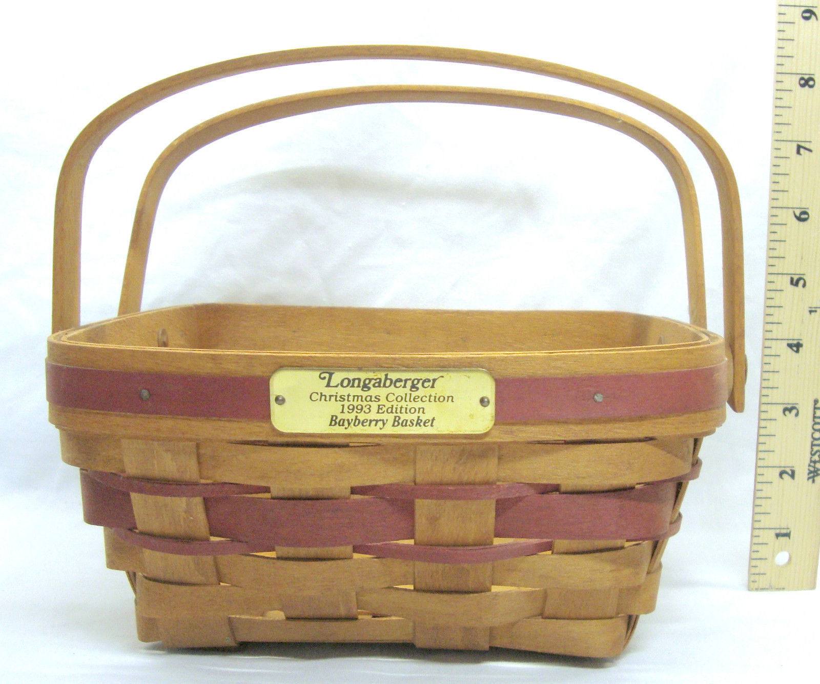 Longaberger 1993 Christmas Bayberry Basket Protector 