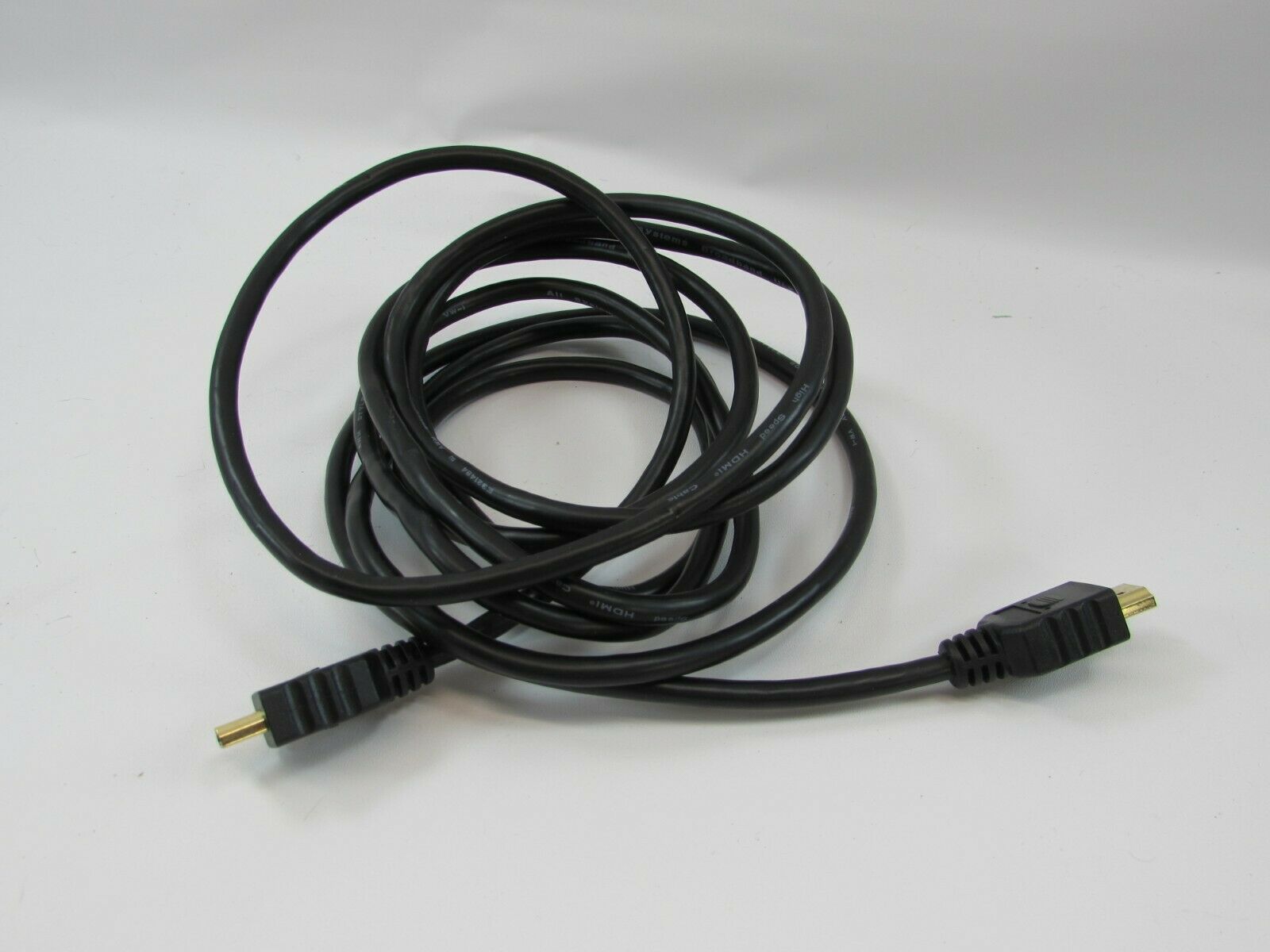 Micro HDMI High Speed Cable ETHERNET E321484 AWM Style 20276 30V VW-1 ...