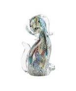 Accent Plus Art Glass Figurine - Multi-Color Dog - $39.48