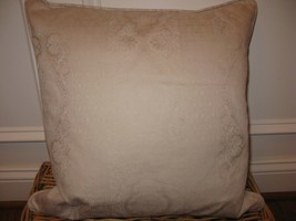 Ralph Lauren SUITE Medallion Mink Jacquard Deco Throw Pillow - $58.15