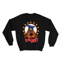 Basset Cop : Gift Sweatshirt Police Dog Cute Funny K9 Canine K-9 Hound - $28.95