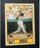 1987 Rare Topps Barry Bonds #320 &quot;Misprint” Error Original Rookie Card MINT - $1,419.30