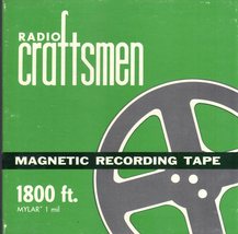 Radio Craftsmen Reel to Reel MAGNETIC Recording Tape - $6.00