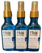 3 X Maui Nourish & Moisture Coconut Milk Weightless Oil Mist for Dry Hair 4.2 oz - $68.07