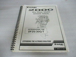 Suzuki Marine 2000 New Model Technical Update OEM Seminar Manual P/N 99954-51200 - $7.34