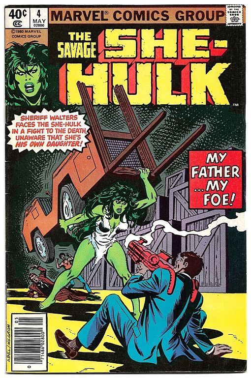 The Savage She-Hulk #4 (1980) *Marvel Comics / Bronze Age / Nick Trask ...