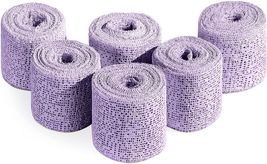 6 Plaster Cloth Rolls - Violet  -  2 x 118"   -  For Body Casts, Craft Projects image 9