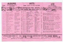 13Q WKTQ Pittsburgh VINTAGE December 25 1976 Music Survey Rod Stewart #1 image 1