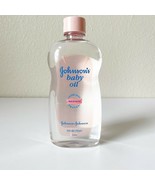 Vintage Johnson&#39;s Baby Oil 20 oz Plastic Bottle Pink Lid SEALED 1998 Pro... - $28.71