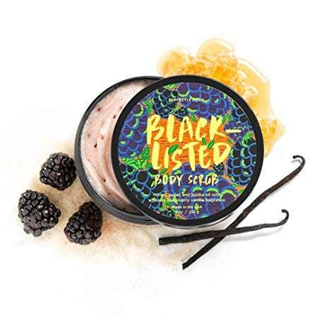 Primary image for Perfectly Posh Black Listed Body Scrub 9 oz 255 g 