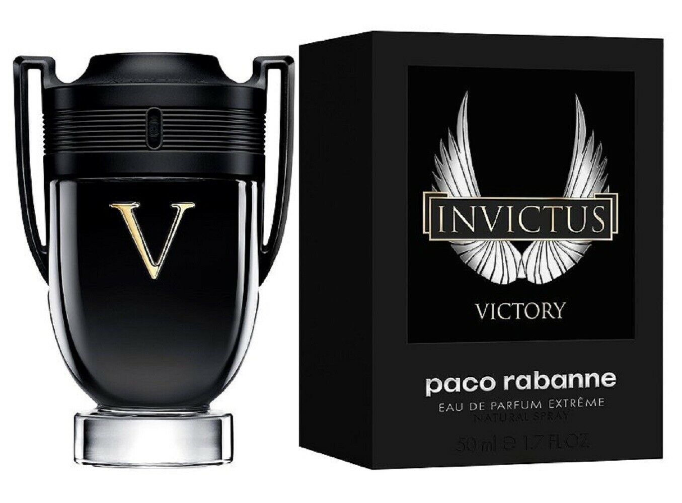 PACO RABANNE INVICTUS VICTORY 2PC GIFT SET - 3.4OZ EDP + 5.1OZ DEODRANT  SPRAY