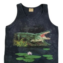 The Mountain Alligator Swamp Tank Top Muscle Shirt XL Tie Dye Cotton Crocodile  - $21.99