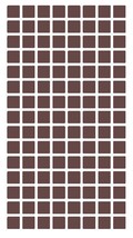 1/4" Brown Square Color Coding Inventory Label Stickers Made In The USA  - $6.39