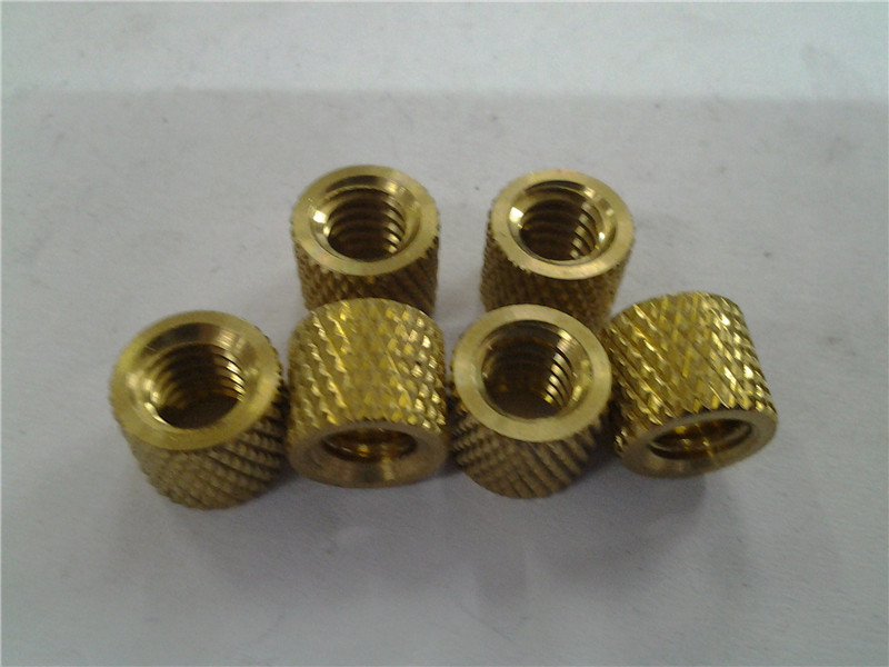 3000Pc STKB051824 Brass Moldedin Knurled Inserts ThruThreaded Nut