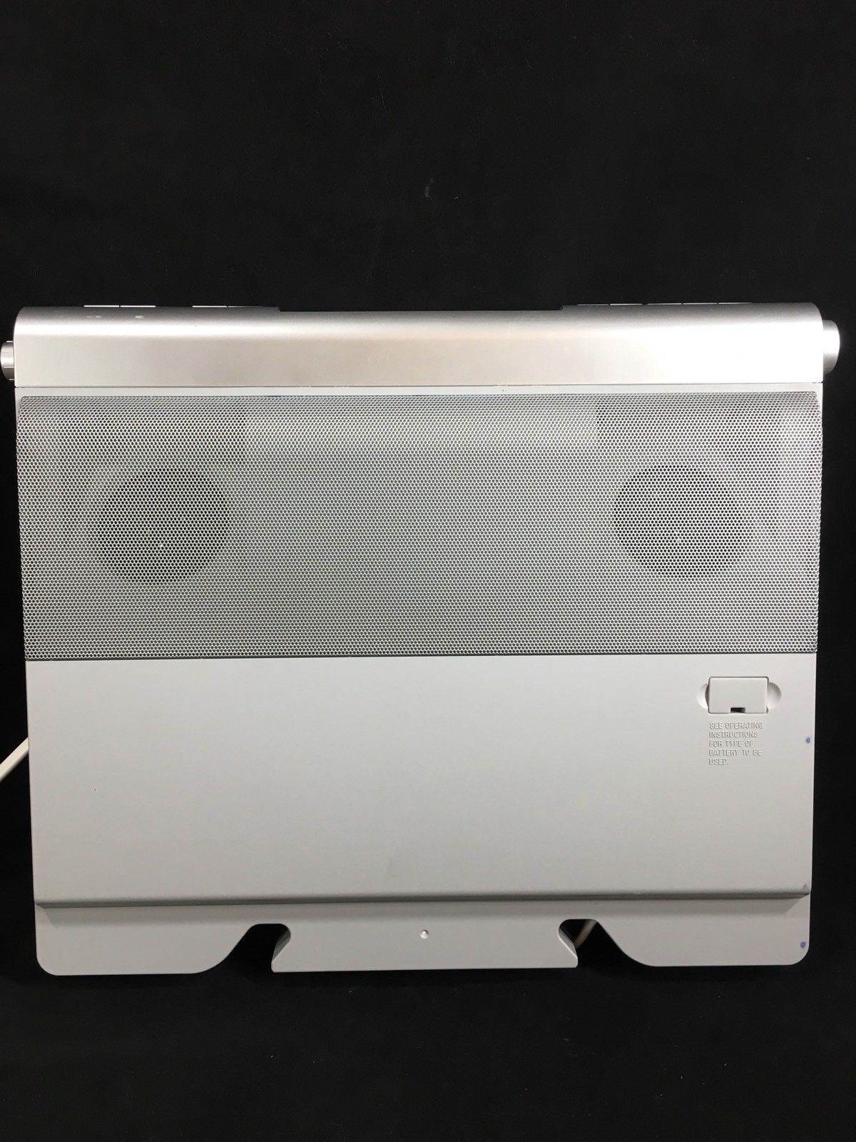 Sony ICFCDK50 Under Clock Radio AM FM CD Player w/ Aux Jack