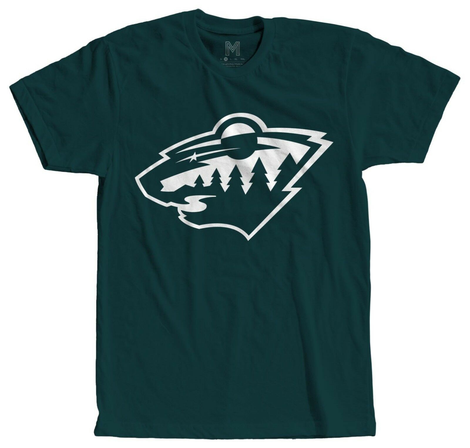 Hockey team tshirt comfortable tees with Minnesota Wild logo