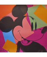 1980s Gorgeous Andy Warhol &quot;Mickey Mouse&quot; Limited Edition Lithograph by ... - $1,270.00