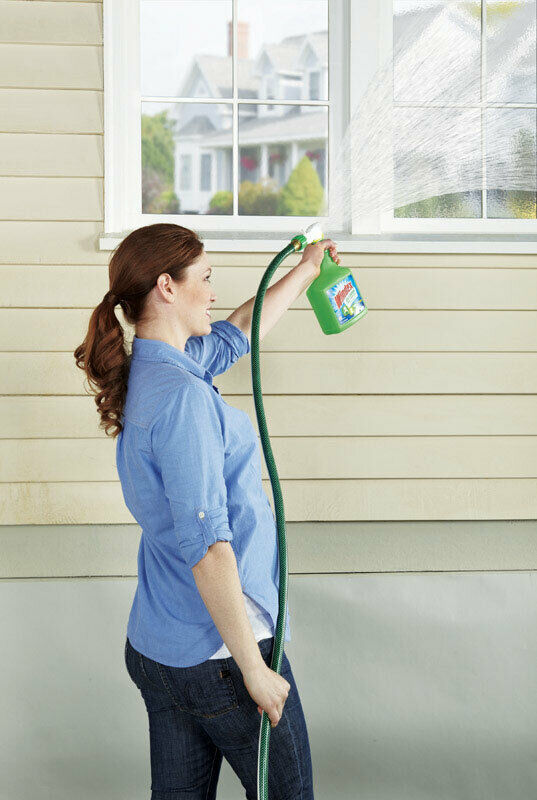 Windex OUTDOOR Glass Cleaner 32 oz. Hose Spray StreakFree Shine Patio