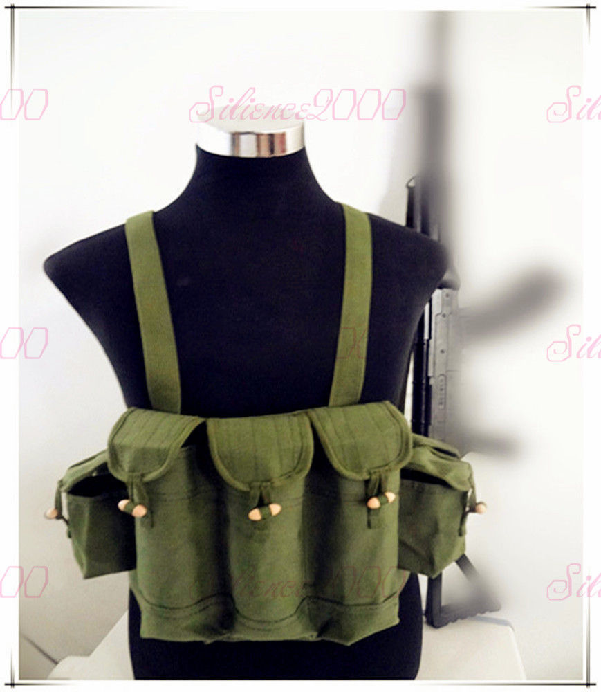 CHINESE ARMY MILITARY 56 TYPE CHEST RIG AMMO POUCH BAG