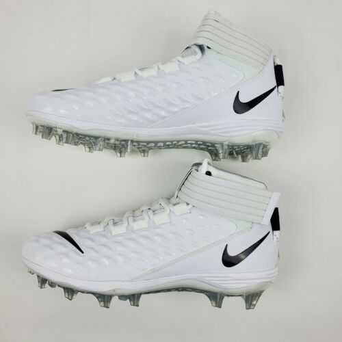 Nike Men's Force Savage Elite 2 Football Cleats 8.5 White Black