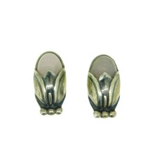 Georg Jensen 2011 Clip On Earrings with Rose Quartz (#J4656) - $335.75