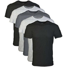 Gildan Men&#39;s Crew T-Shirts, Multipack, Style G1100, Assorted Black (5-Pa... - $27.20