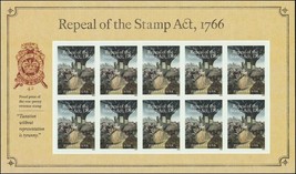 2016 Repeal of the Stamp Act Pane of 10 Forever Stamps Scott 5064 - $11.95