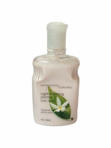Primary image for NEW Bath & Body Works Pleasures Night-Blooming Jasmine Body Lotion 8oz FULL
