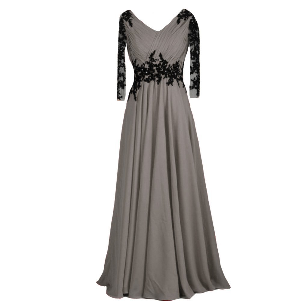 Vintage Sheer Long Sleeves V Neck Beaded Formal Prom Evening Dresses Plus Size G
