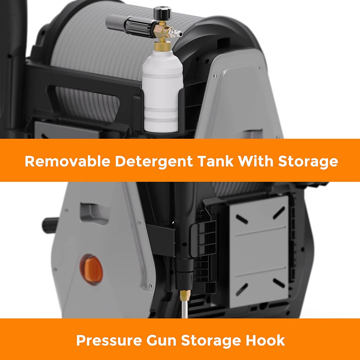 Giraffe Tools Grandfalls Pressure Washer Plus+, Wall Mount Electric