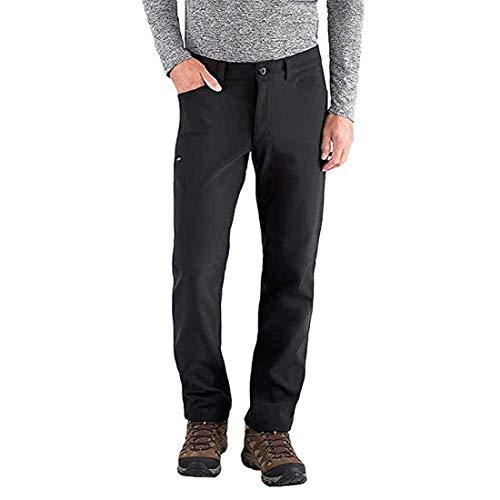 BC Clothing Men's Softshell Pant (42x30, Black) - Fashion