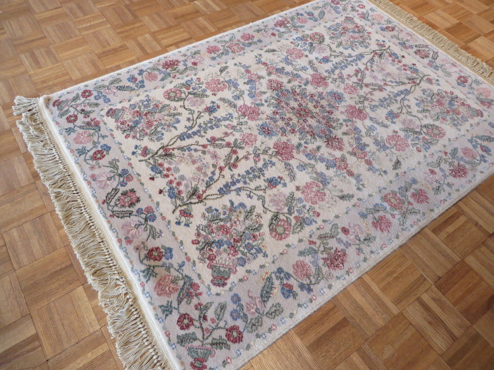 6 X 9 Preowned Karastan Rug Garden Of Eden Tree Of Life Rug Area Rugs