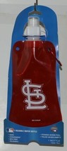 MLB Licensed St Louis Cardinals Reusable Foldable Water Bottle image 1