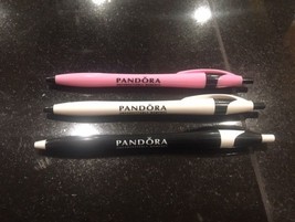 3 Pandora Pink Pens Party Collection Unforgettable Moments Iconic Crown - $7.43