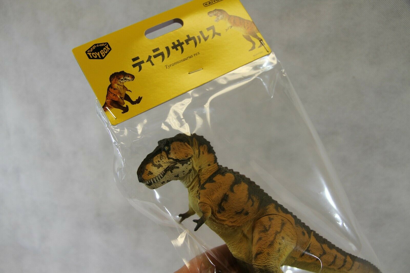 sofubi toy box tyrannosaurus rex