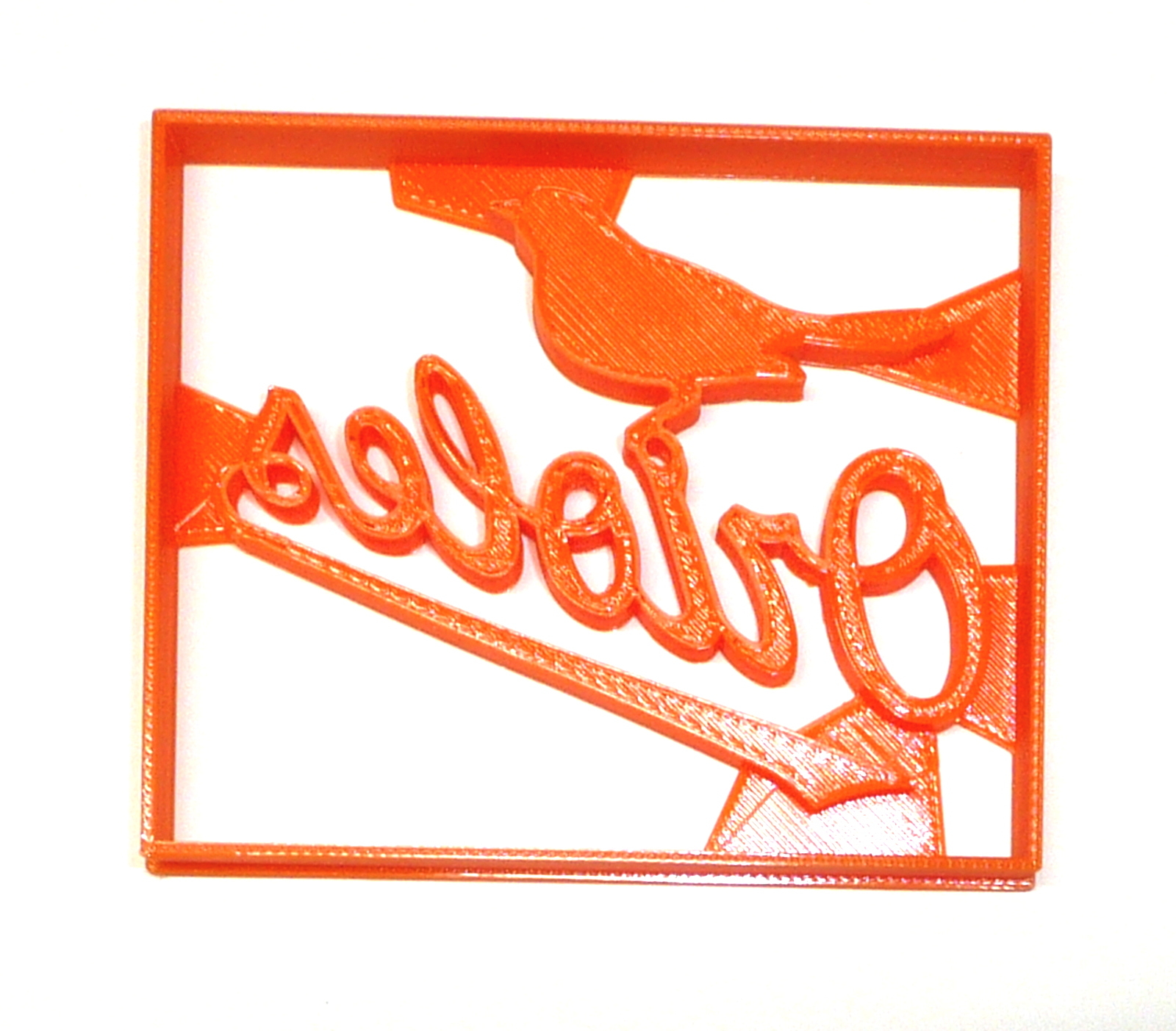 Baltimore Orioles Word With Bird Baseball Sports Cookie Cutter USA PR2353