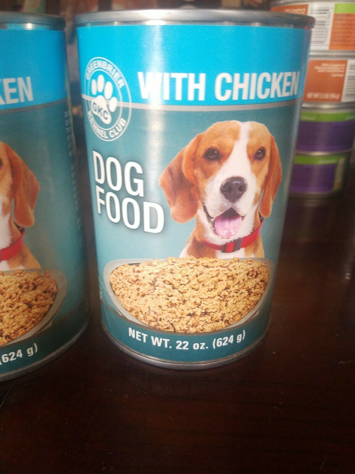 Greenbrier Kennel Club Dog Food 22 Oz. With Chicken set of 2 Dog Food