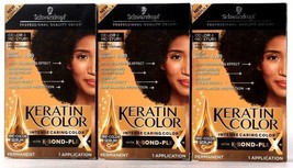 3 Schwarzkopf Keratin Color K-Bond PLE 6.83 Light Brown Permanent Hair Dye - $35.99