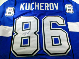Nikita Kucherov / Autographed Tampa Bay Lightning Custom Hockey Jersey / Coa - $118.75