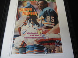 Mark Super Duper Signed Framed 1984 Sports Illustrated Magazine Cover Dolphins image 2
