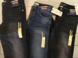 Boys Cherokee Denim Jeans 14 Straight Fit Blue Black 3 Pairs - $29.70